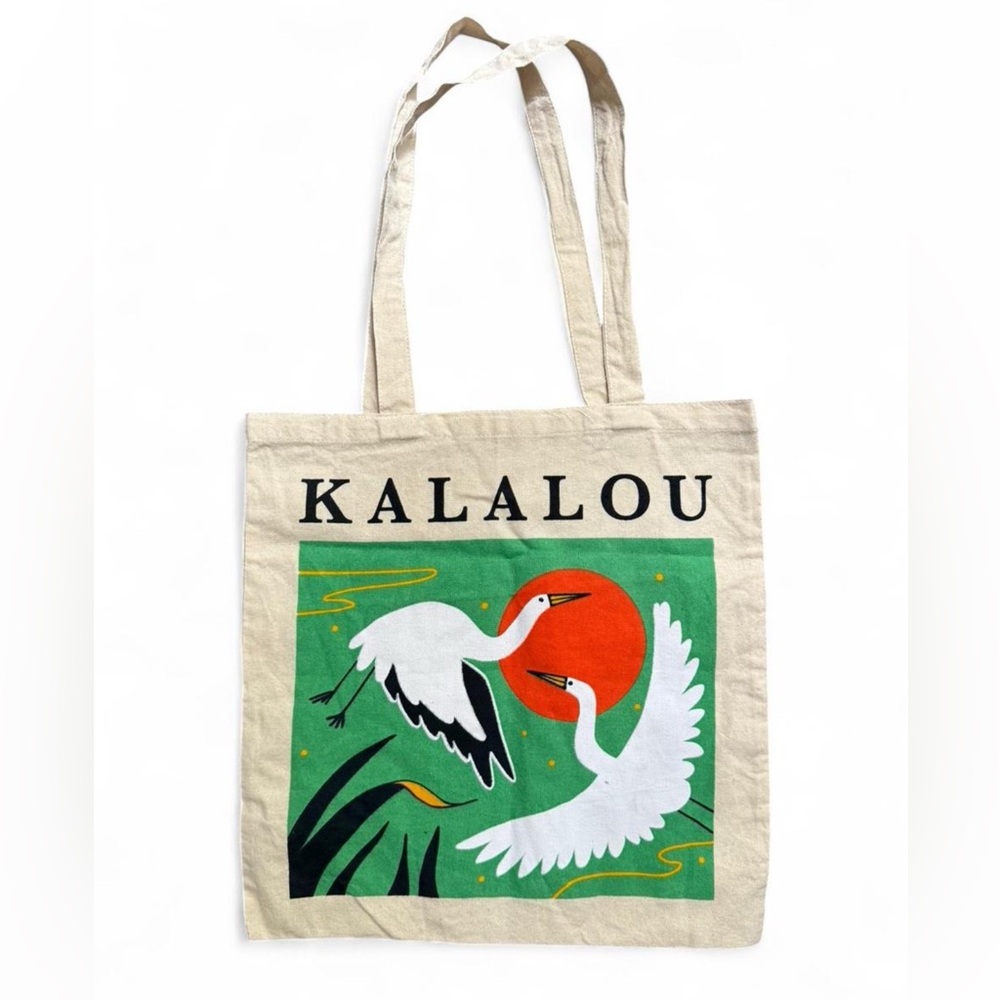 KALALOU canvas tote bag, made from 100% cotton. Like new.